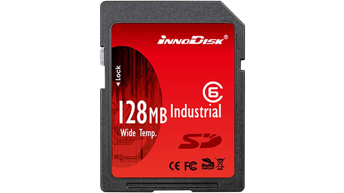 DS2A128I81W1B InnoDisk 128 MB Industrial SD SD Card, Class 6 RS