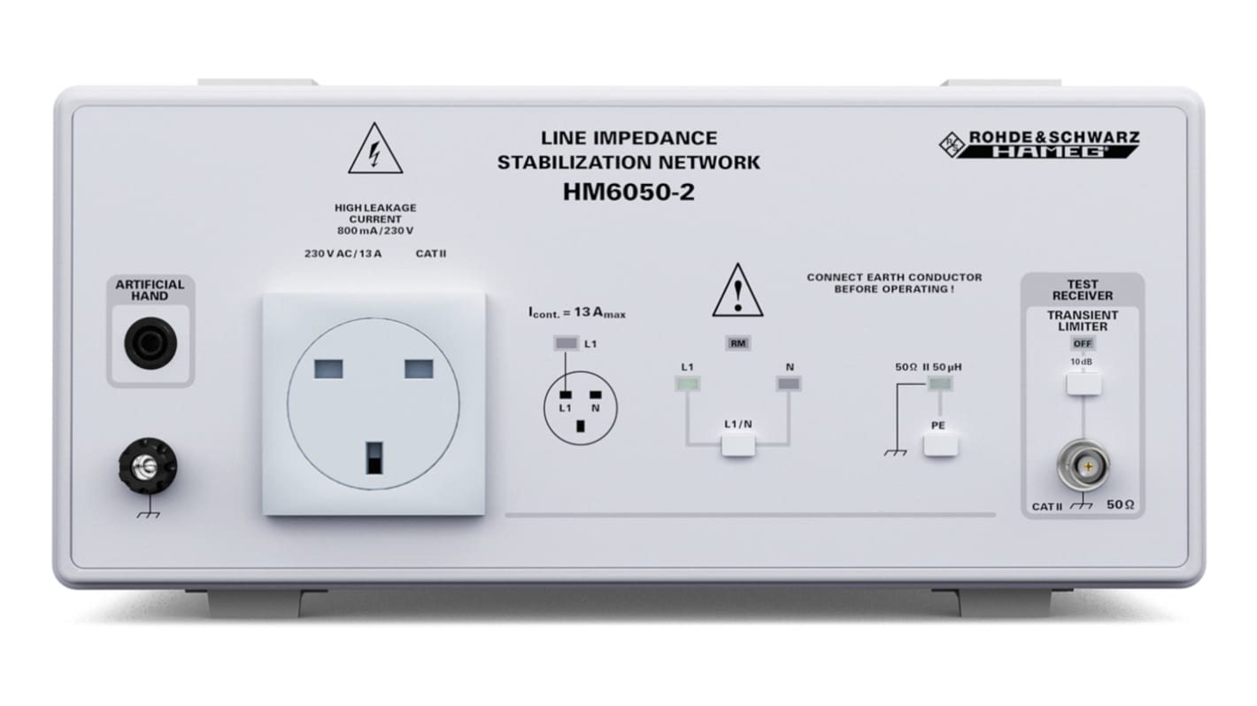 Rohde & Schwarz HM6050-2K Stabilisierungsnetzwerk für Leitungsimpedanz, 230V ac / 16A