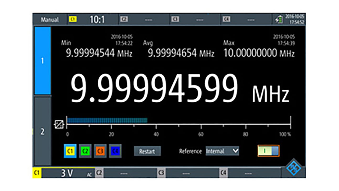 Rohde & Schwarz Oszilloskop-Software, Frequenzzähler für Tragbares Digitales Oszilloskop RTH