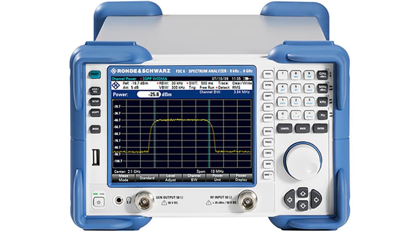 Analizzatore di spettro Rohde & Schwarz, 9 kHz → 6 GHz, 1 canale