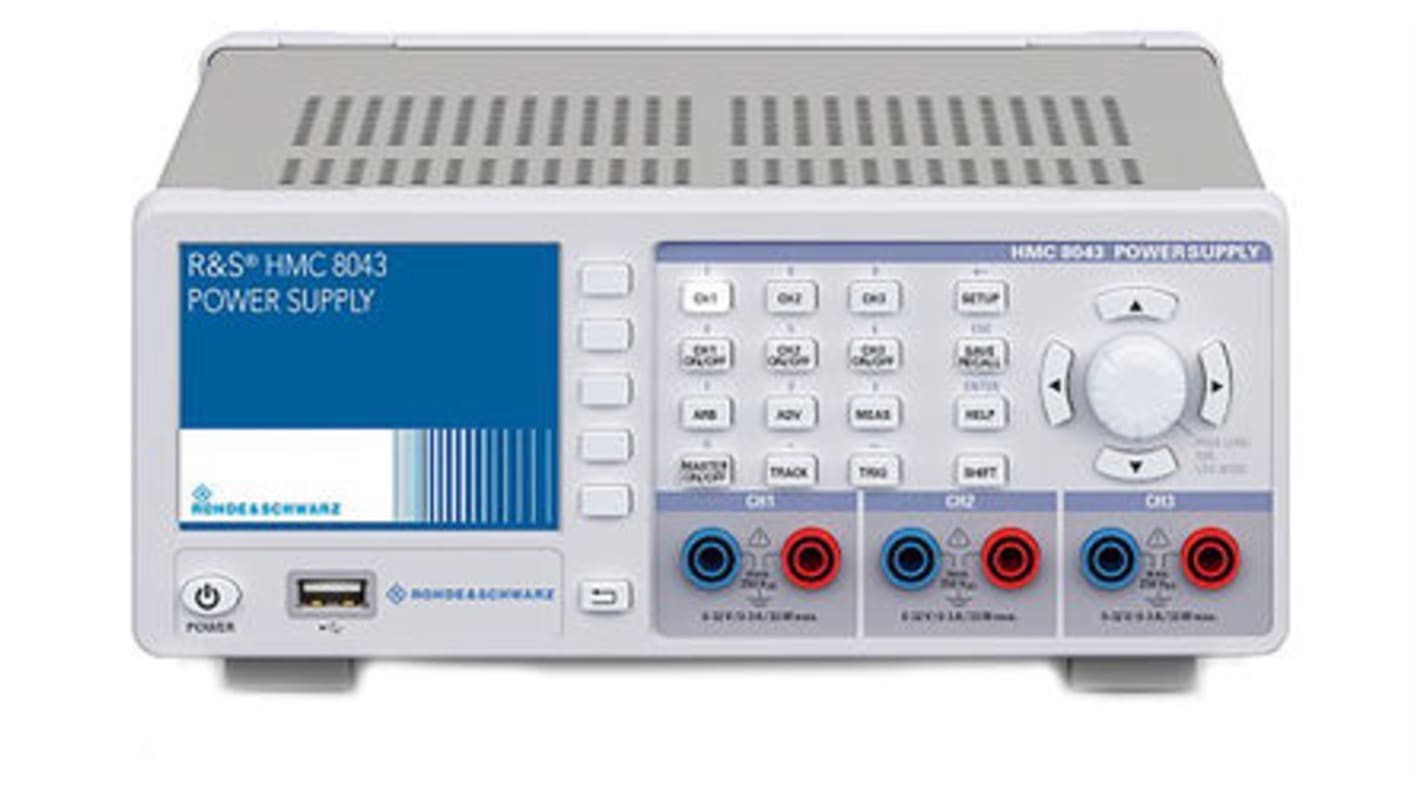 Alimentatore da banco Rohde & Schwarz, 1 uscita, 32V, 10A, 100W, Cert. LAT