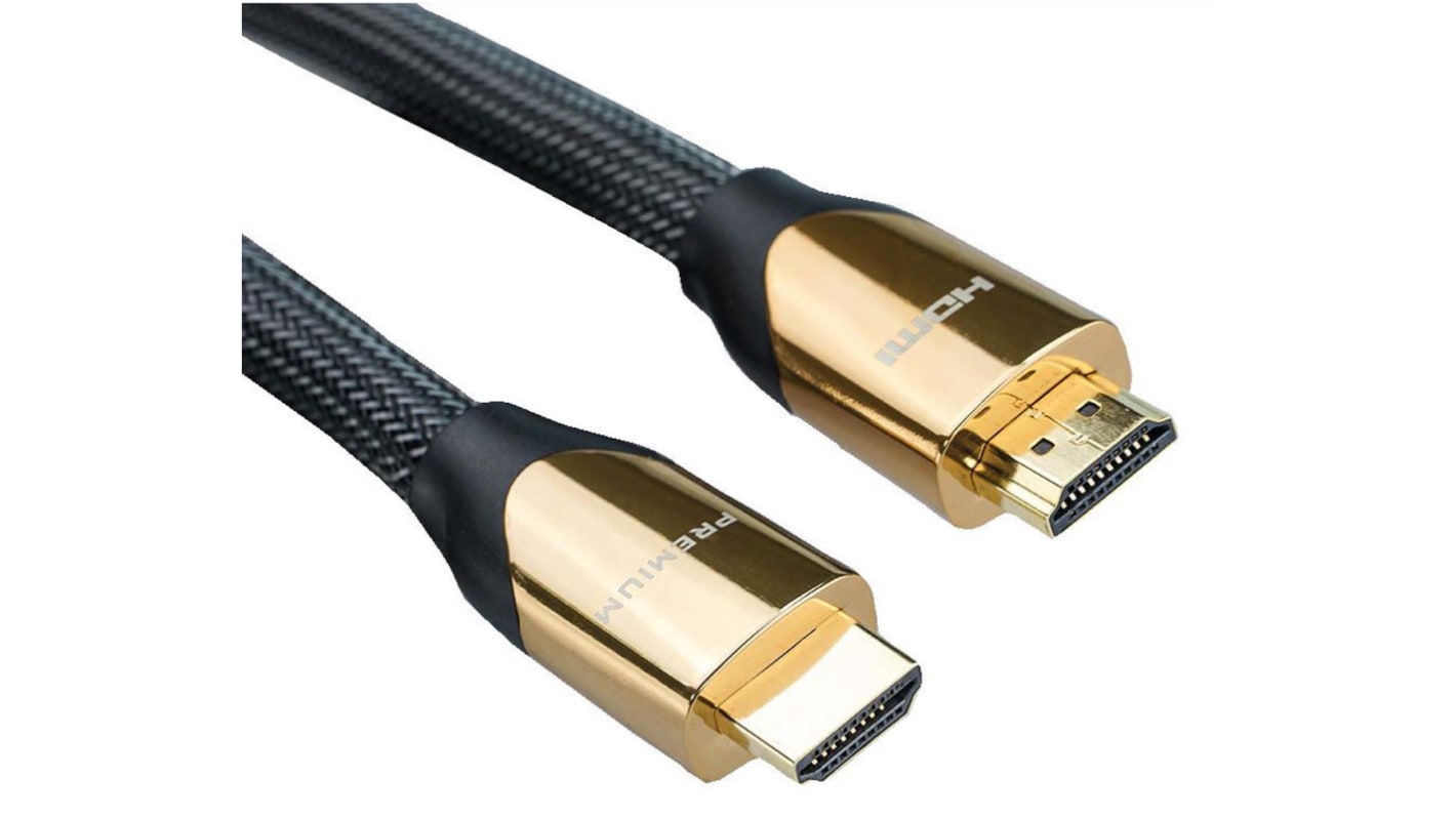 Cable HDMI Negro Roline, con. A: HDMI Ethernet Macho, con. B: HDMI Ethernet Macho, long. 2m