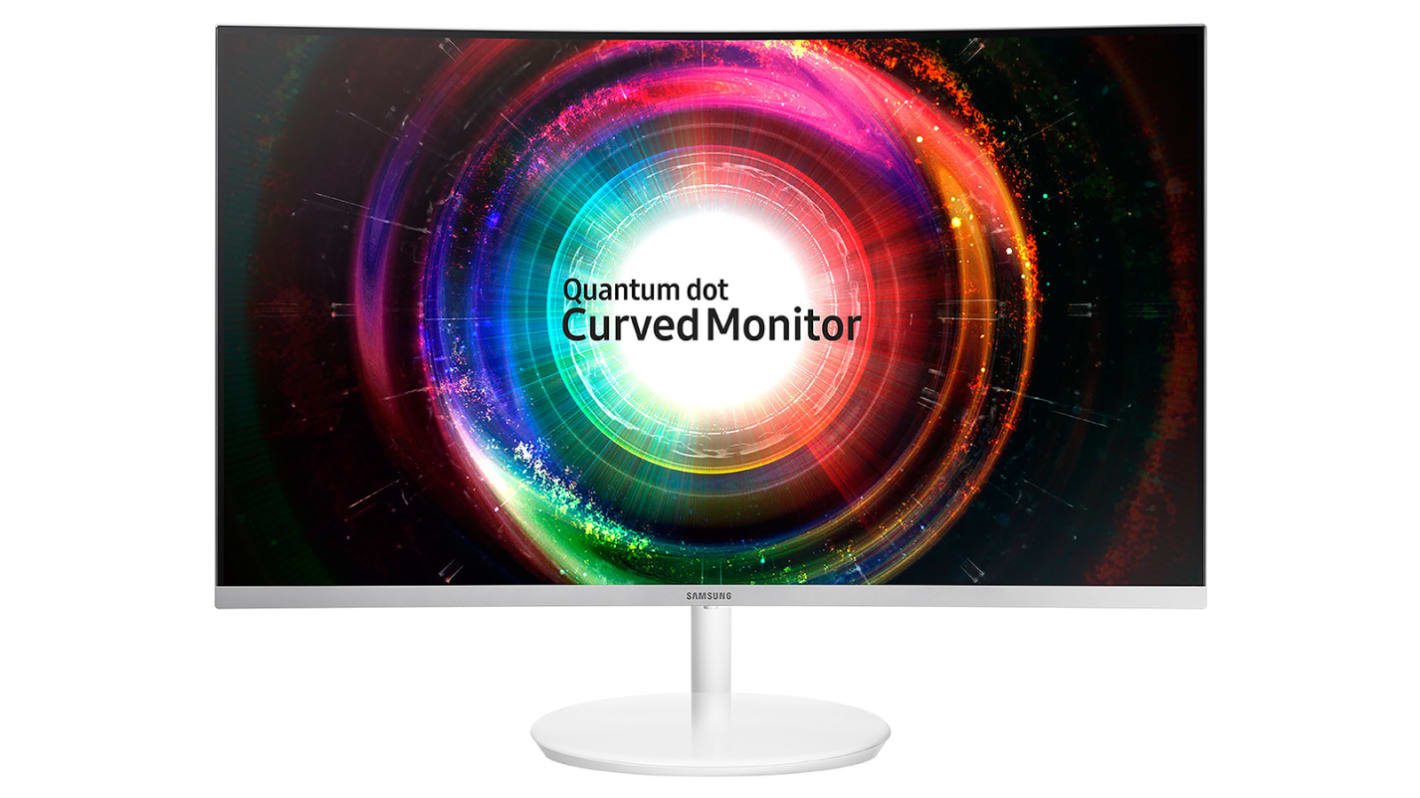 Samsung Monitor C32H711Q, 32Zoll, Auflösung max.2560 x 1440 QLED, 178/178 Betrachtungswinkel, HDMI, Mini DisplayPort,