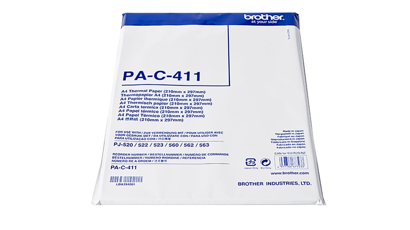 PAC411 A4 Cut Sheet Thermal Paper