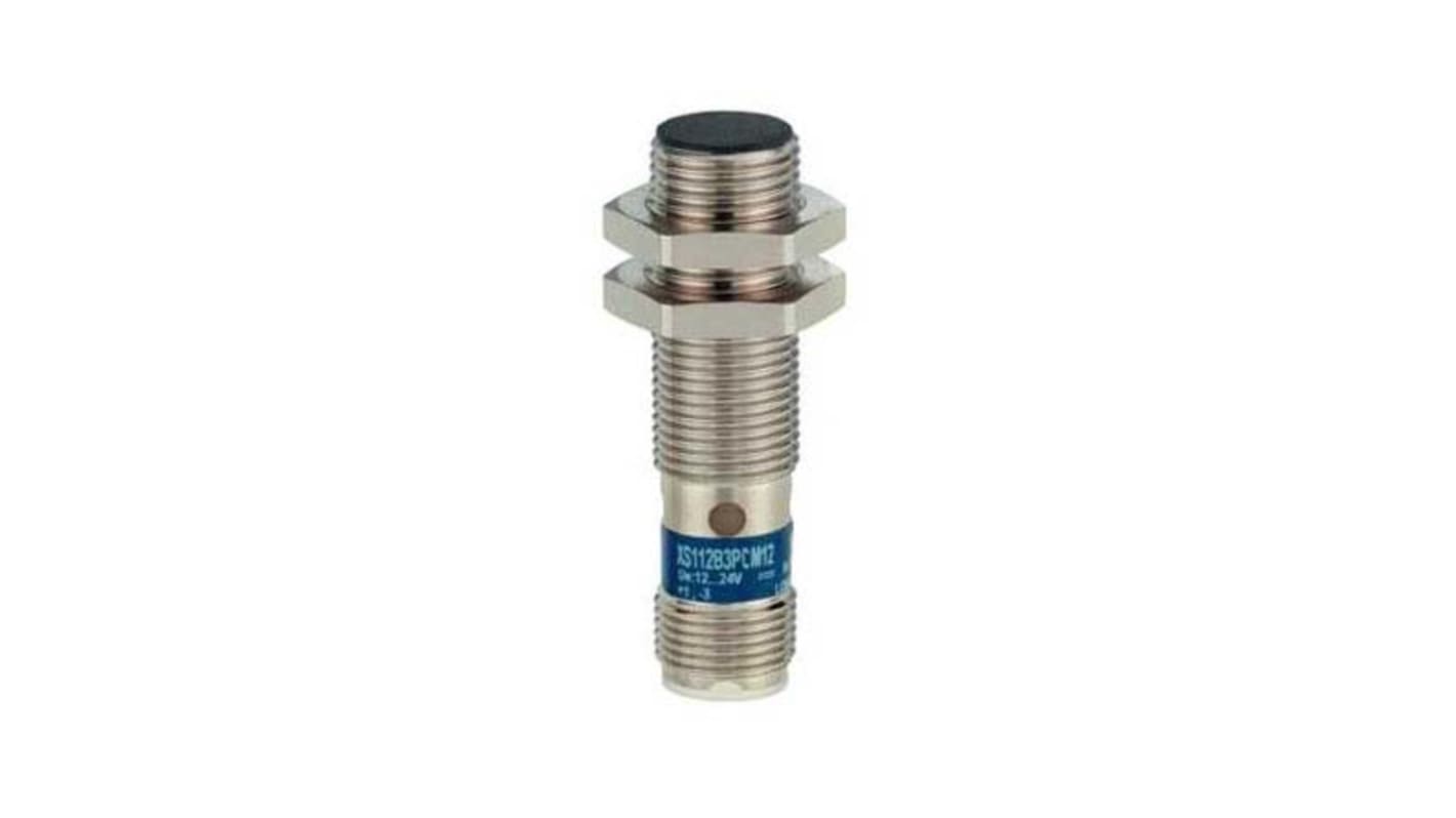 Sensor de proximidad Telemecanique Sensors, M12 x 1, alcance 4 mm, salida PNP, 12 → 24 V dc, IP65, IP67, IP69K,