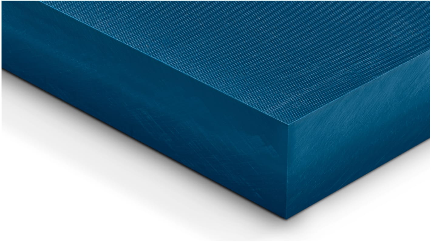 RS PRO Blue Plastic Sheet, 500mm x 300mm x 50mm