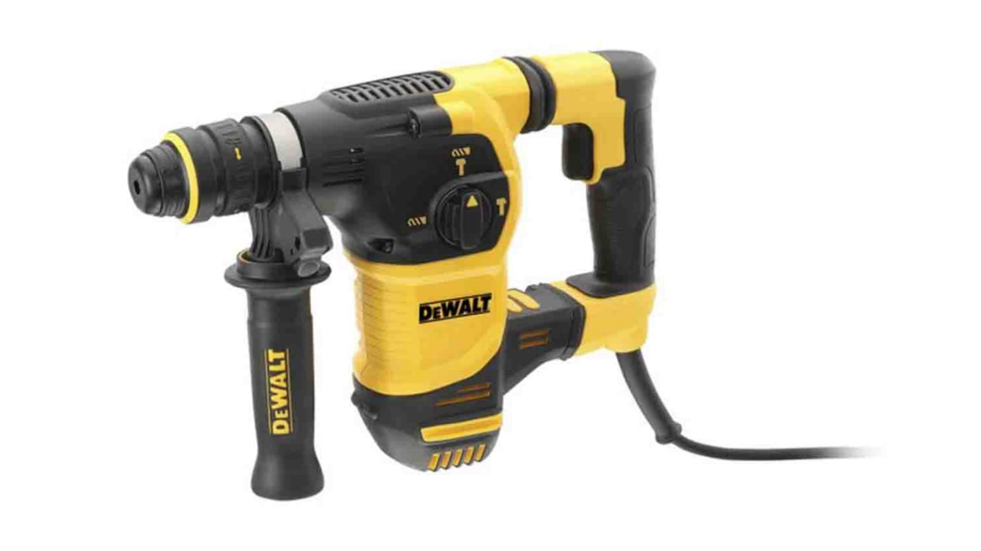 DeWALT Quick Change 110V Corded SDS Drill, BS 4343 Plug