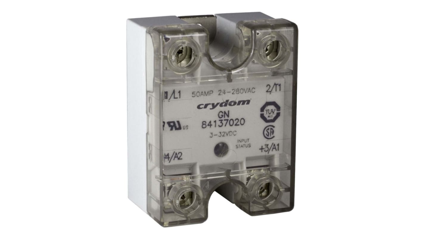 Sensata / Crydom GN Series Solid State Relay, 75 A rms Load, Panel Mount, 660 V ac Load, 32 V dc Control