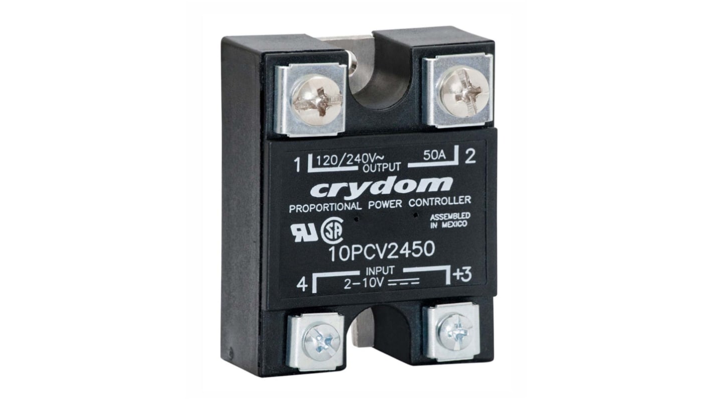 Sensata Crydom PCV Series Series Solid State Relay, 15 A Load, Panel Mount, 280 Vrms Load, 10 V dc Control