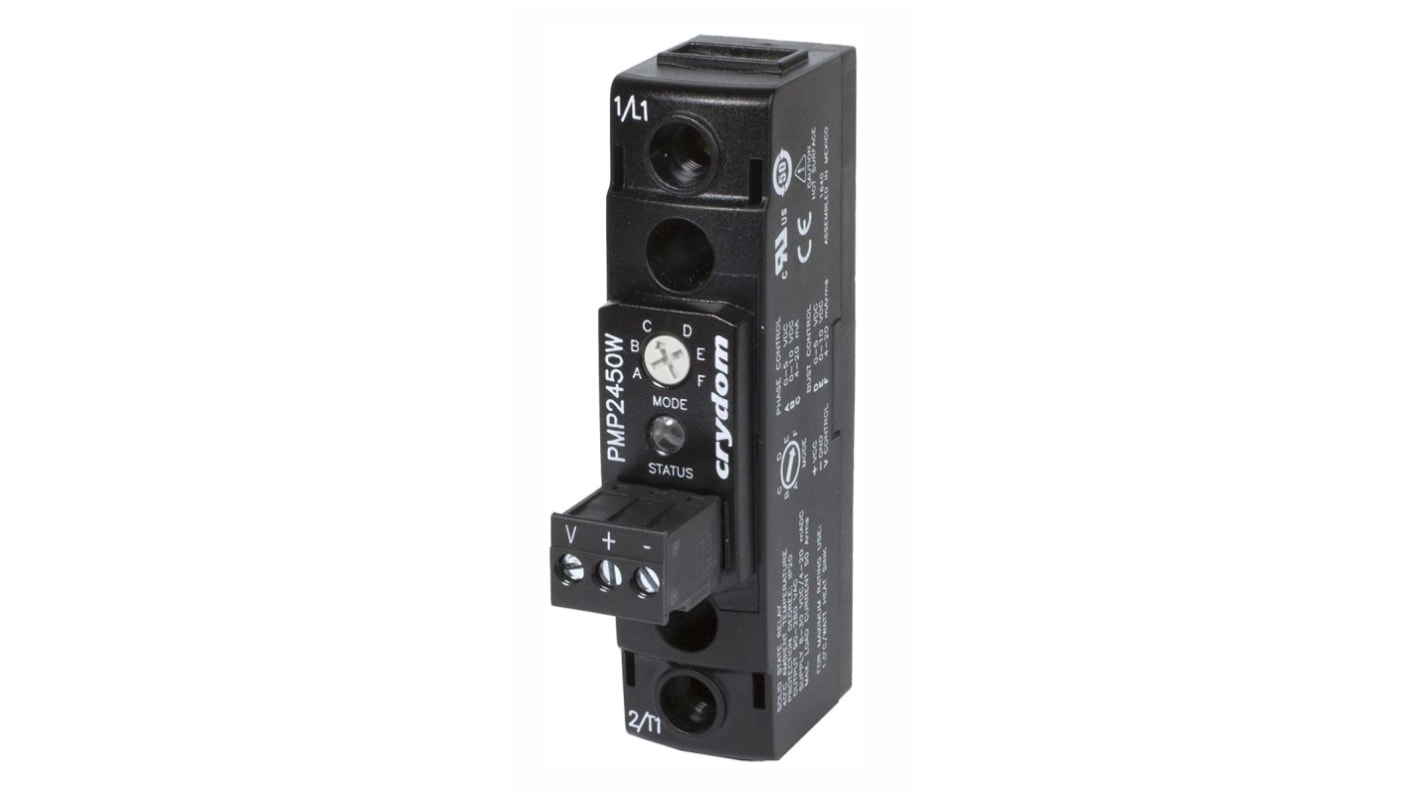 Relé de estado sólido Sensata Crydom NOVA22 PMP de 1 polo, control 0<arrow/>10 V CC, carga 90 → 280V ac,