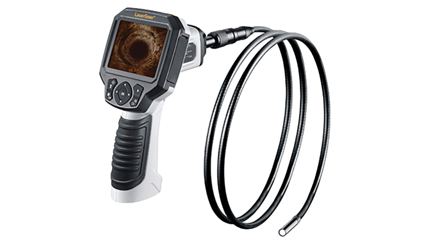 Laserliner 6mm probe Inspection Camera, 1.5m Probe Length, 320 x 240 pixels, 640 x 480pixelek Resolution, LED