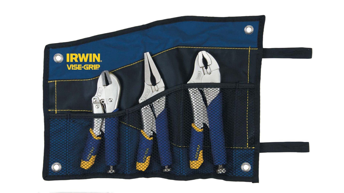 T71 Irwin 3Piece Mole Grip Plier Set, 125 mm Overall RS
