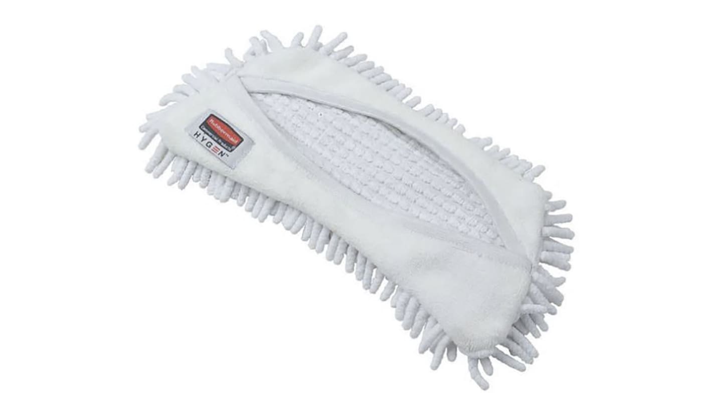Rubbermaid Commercial Products HYGEN™ White Microfibre Mop Cover