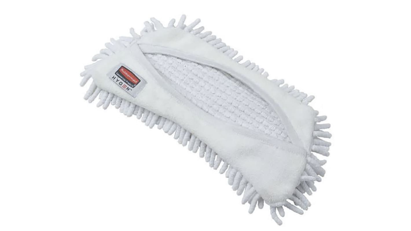 Rubbermaid Commercial Products White Microfibre Mop Cover for use with Rubbermaid HYGEN™ Quick-Connect handles