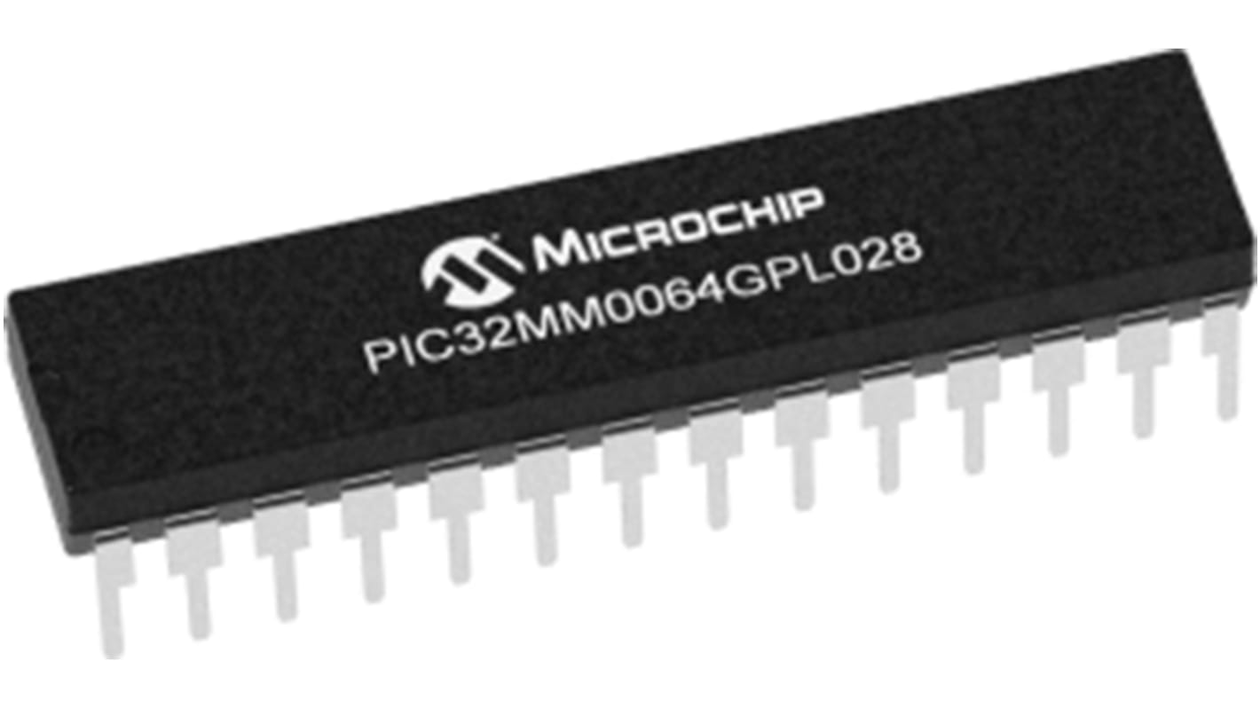 Microchip マイコン, 28-Pin SDIP PIC32MM0064GPL028-I/SP