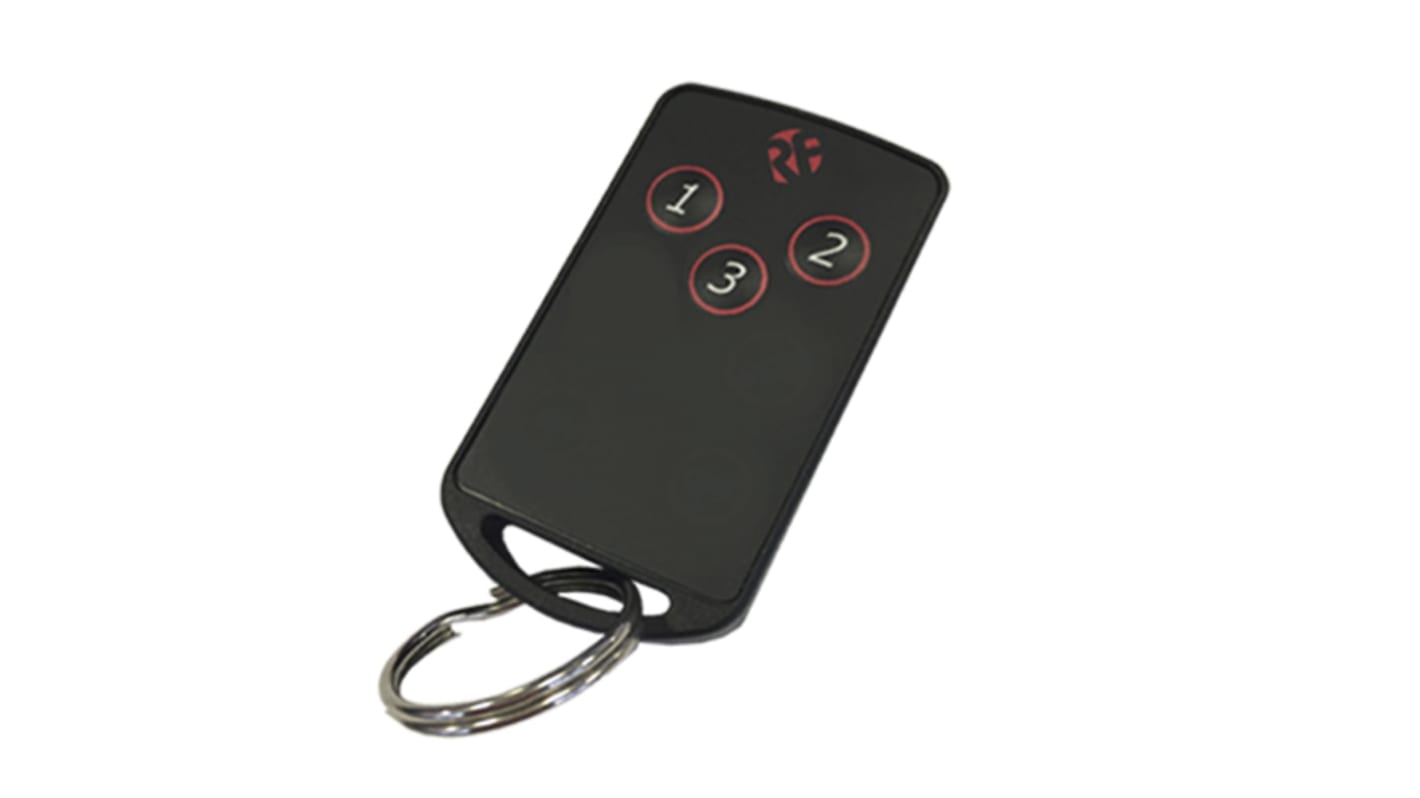 RF SolutionsFOBLOQF-4T3 3 Button Remote Key, 433.92MHz