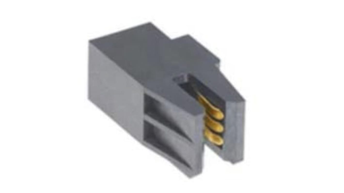 Molex ACTA Bagplans strømkonnektor, 2.5mm Afstand, 1-Polet, 1 Rækker, Retvinklet, Hun, Press Fit Terminal, 60A