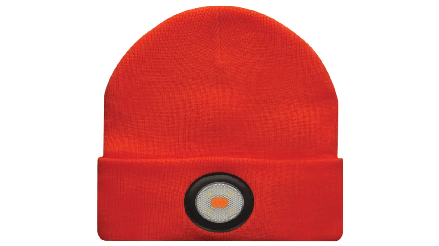 Unilite Orange Acrylic LED Beanie Hat