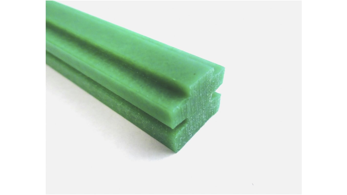 RS PRO Green GR1 profile 08B Chain Guide 2m x 20mm x 15mm | RS