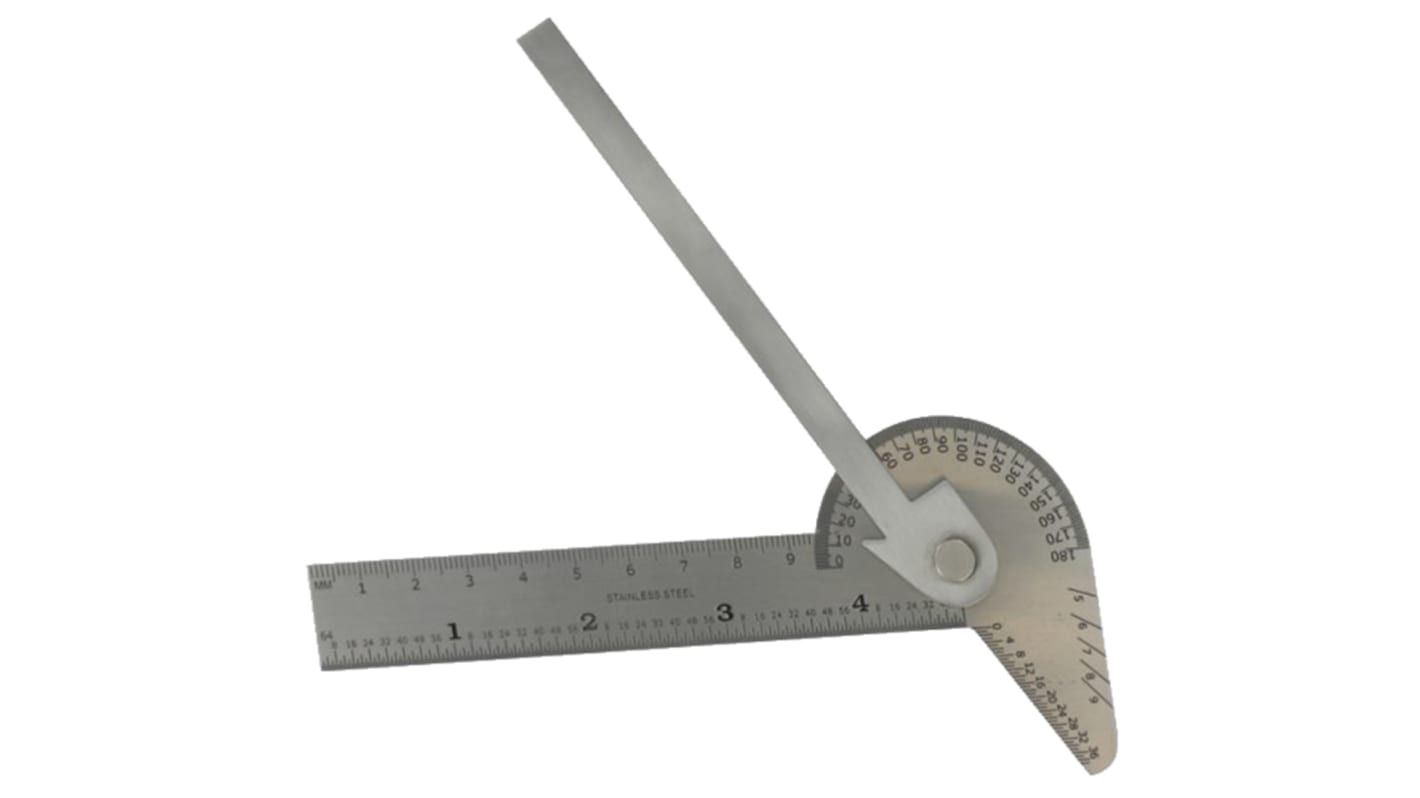 Adjustable Angle Gauge RS PRO Acero 100mm