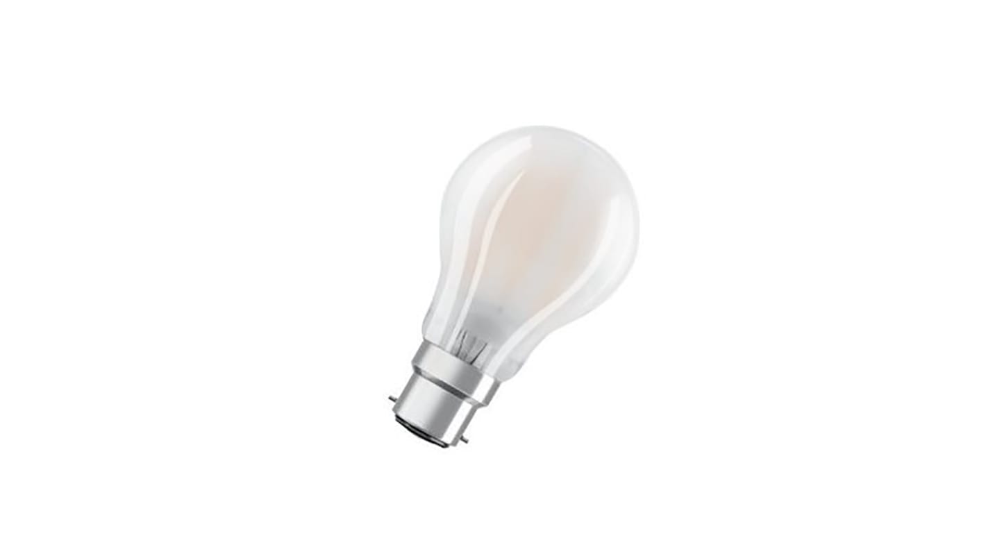 Osram B22d LED GLS Bulb 7 W(60W), 2700K, Warm White, GLS shape