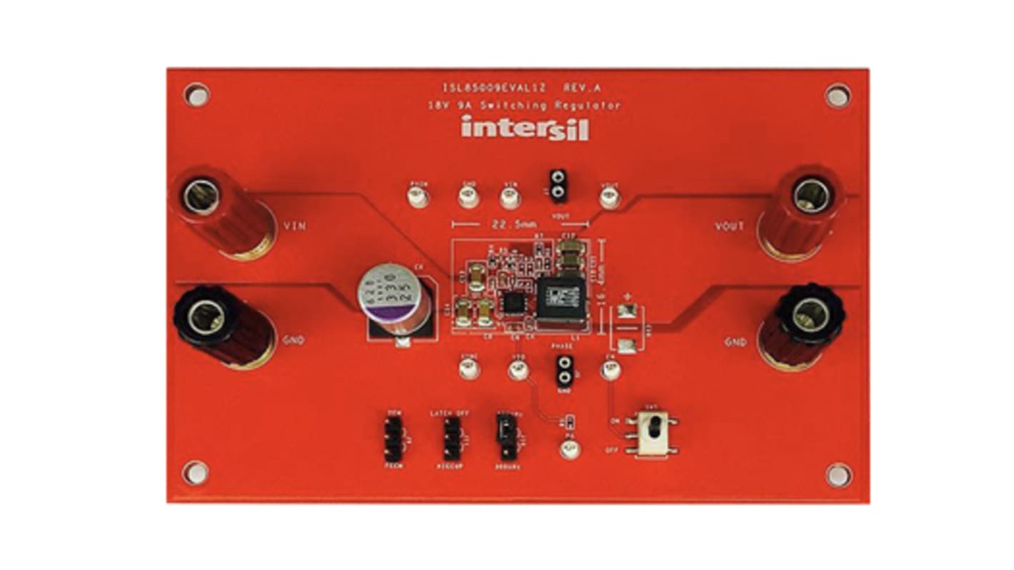 Renesas Electronics Evaluation Board Buck Regulator for ISL85009 for Synchronous Buck Regulator