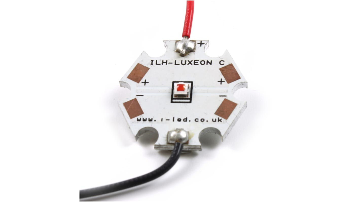 ILS ILH-LC01-TRGR-SC201-WIR200., LUXEON C LED Array, 1 Green LED