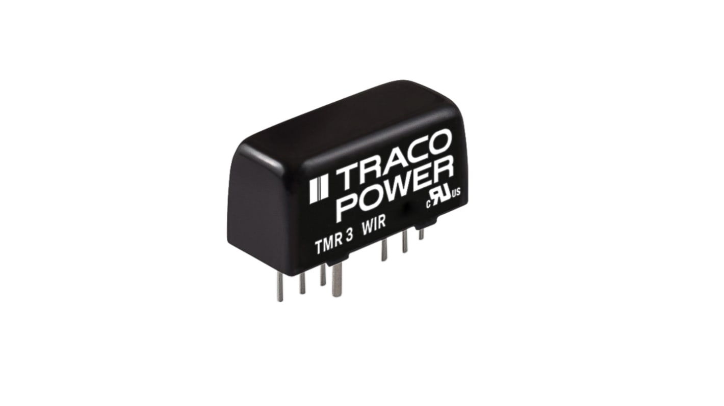 TRACOPOWER TMR 3WI DC-DC Converter, 12V dc/ 250mA Output, 9 → 36 V dc Input, 3W, Through Hole, +85°C Max Temp