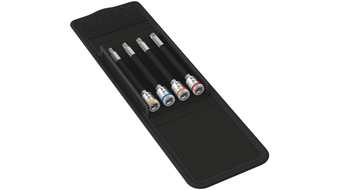 Wera Driver Bit Set 4 Pieces, Torx