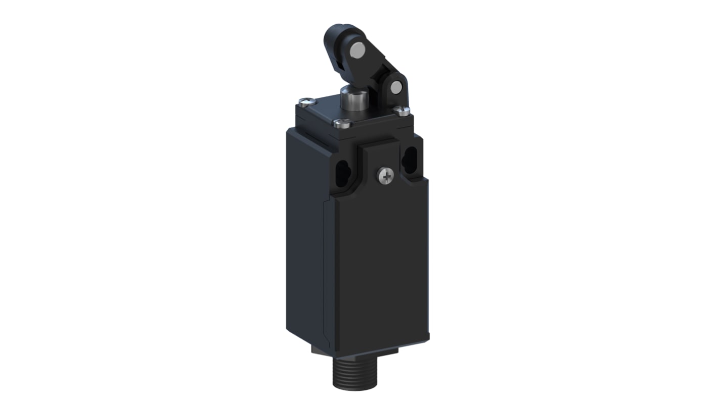 RS PRO Roller Lever Limit Switch, NO/NC, IP65, DPST, Plastic Housing