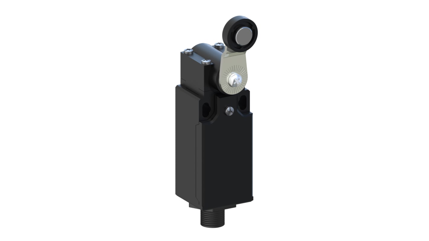 RS PRO Roller Lever Limit Switch, NO/NC, IP65, DPST, Plastic Housing, 400V ac Max, 4A Max