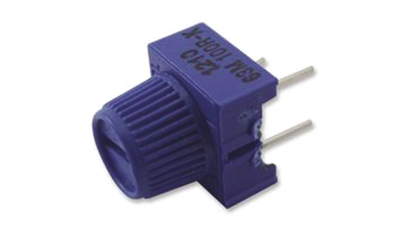 Vishay 63M 1-Gang THT Trimmer-Potentiometer, Einstellung von oben, 10kΩ, ±10%, 0.5W, Pin, L. 9.52mm