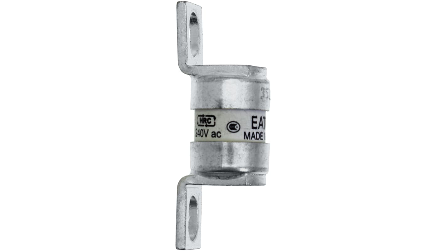 Fusibile a standard britannico, Eaton, 35A, fusibile LET con velocità FF, standard BS 88, IEC 269-4, fori di fissaggio