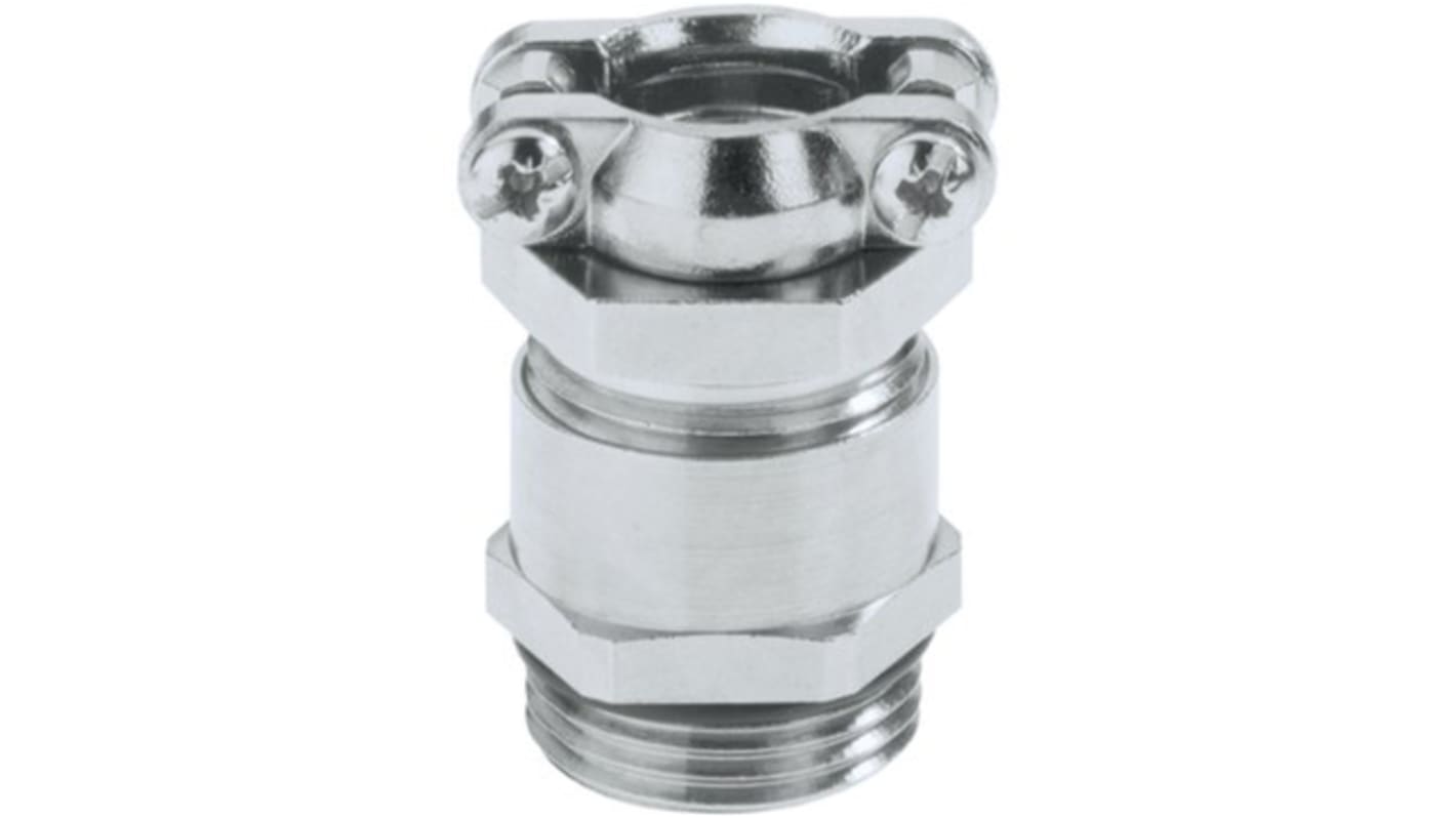 Lapp SKINDICHT Series Metallic Nickel Plated Brass Cable Gland, PG16 Thread, 13mm Min, 16mm Max, IP68