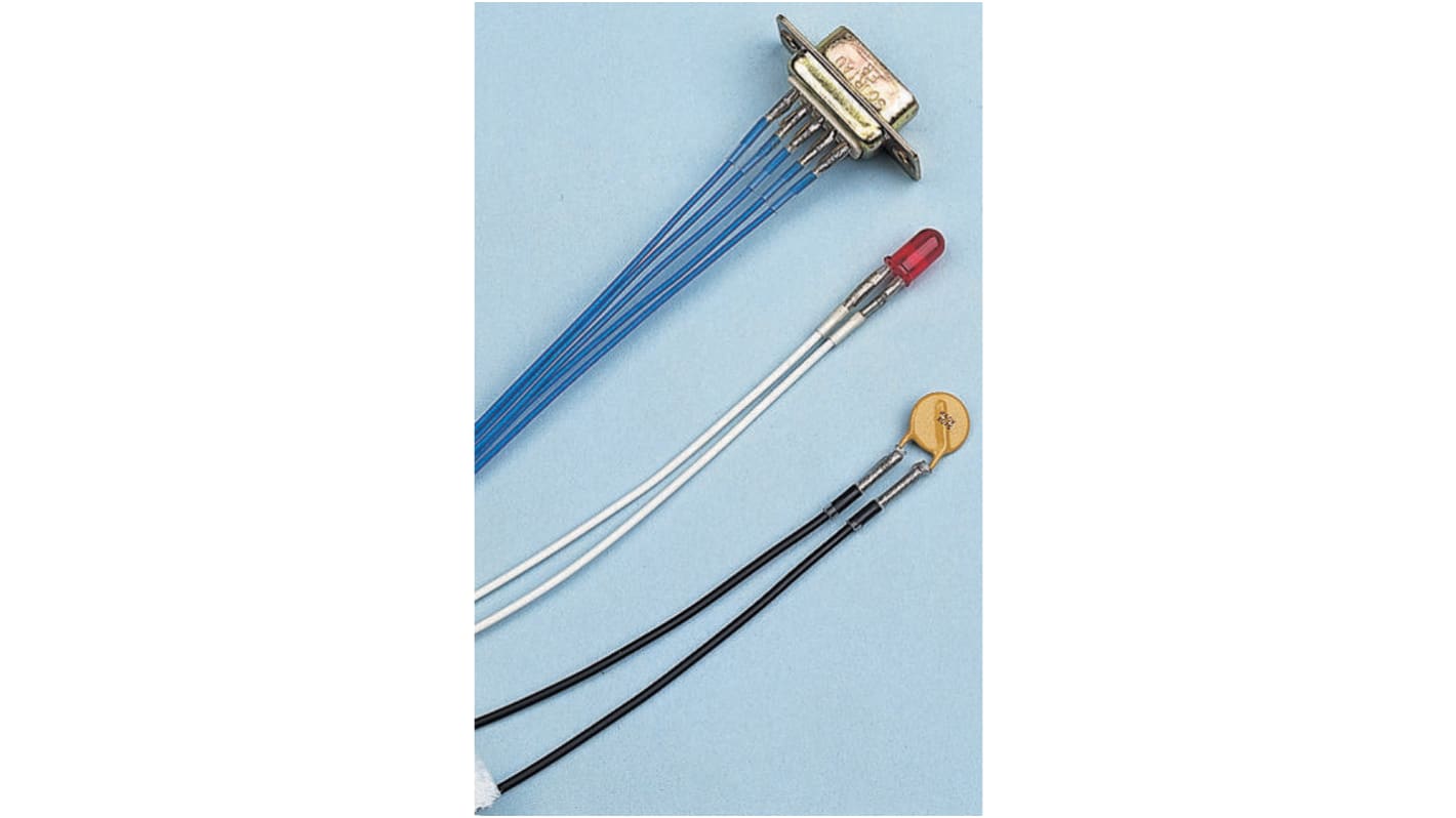 TE Connectivity Transparent Polyolefin Solder Sleeve 16mm Length 1.1 → 2.9mm Cable Diameter