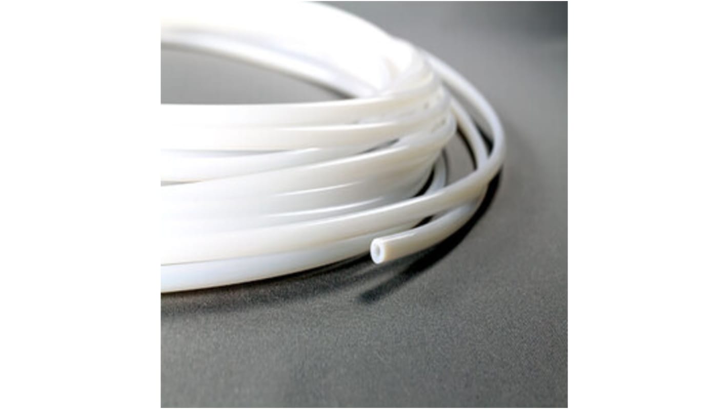 Tubo flexible Saint Gobain de PTFE Transparente, long. 50m, Ø int. 8mm, para Alimentos