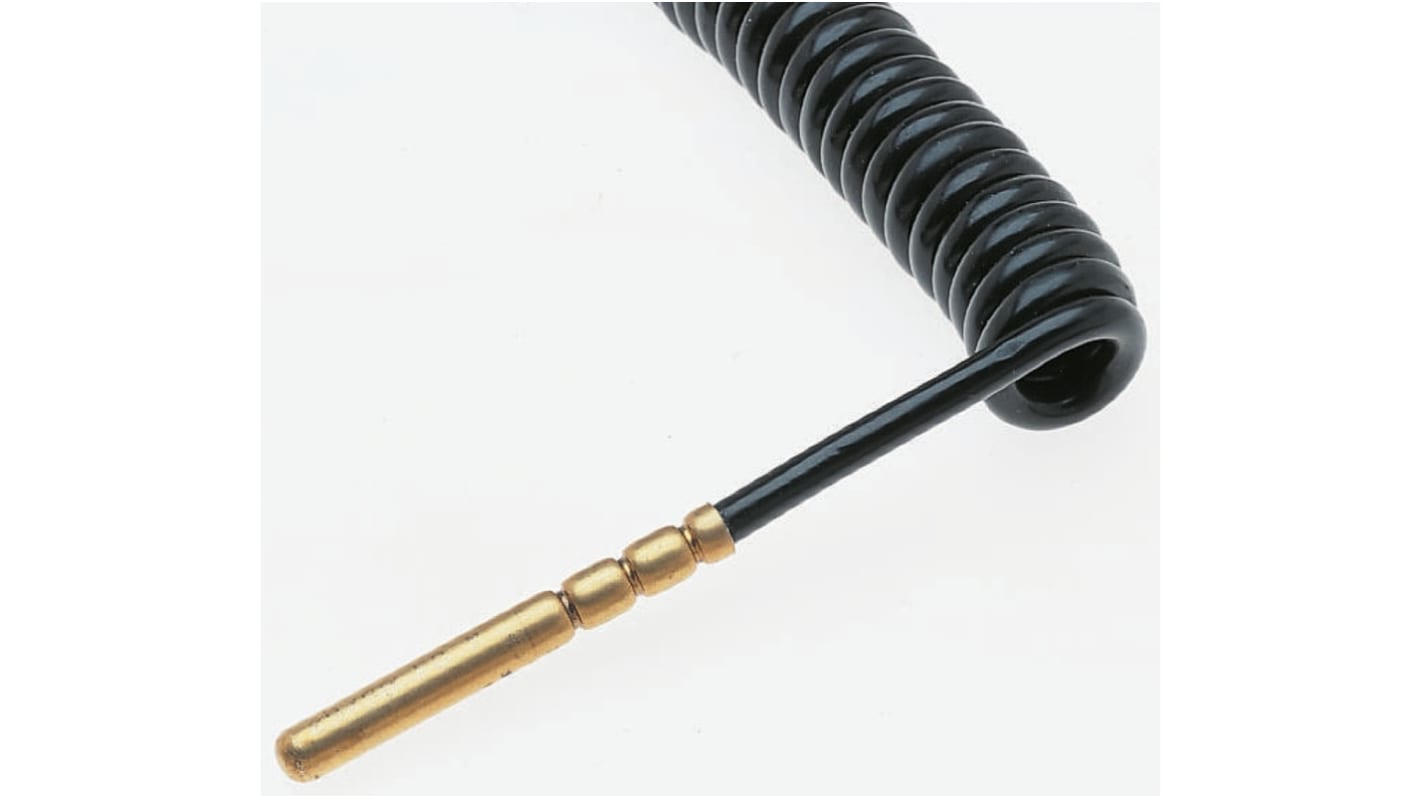 Sensor RTD PT100 Jumo de 2 hilos, sonda: Ø 6mm, long. 50mm, cable de 1m, temp. -5°C → +105°C