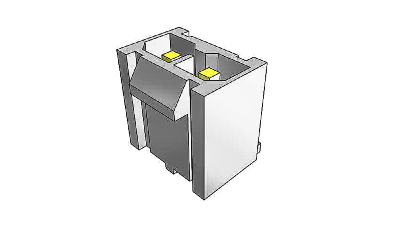 Carcasa de conector de crimpado Samtec Hembra IPBD-02-S, Serie IPBD, paso: 4.19mm, 2 contactos, , 1 fila filas, Recto,