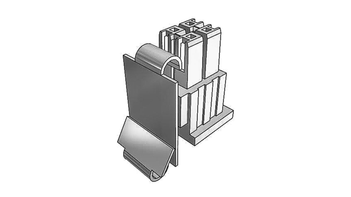 Samtec, IPBD Male Crimp Connector Housing, 4.19mm Pitch, 6 Way, 2 Row