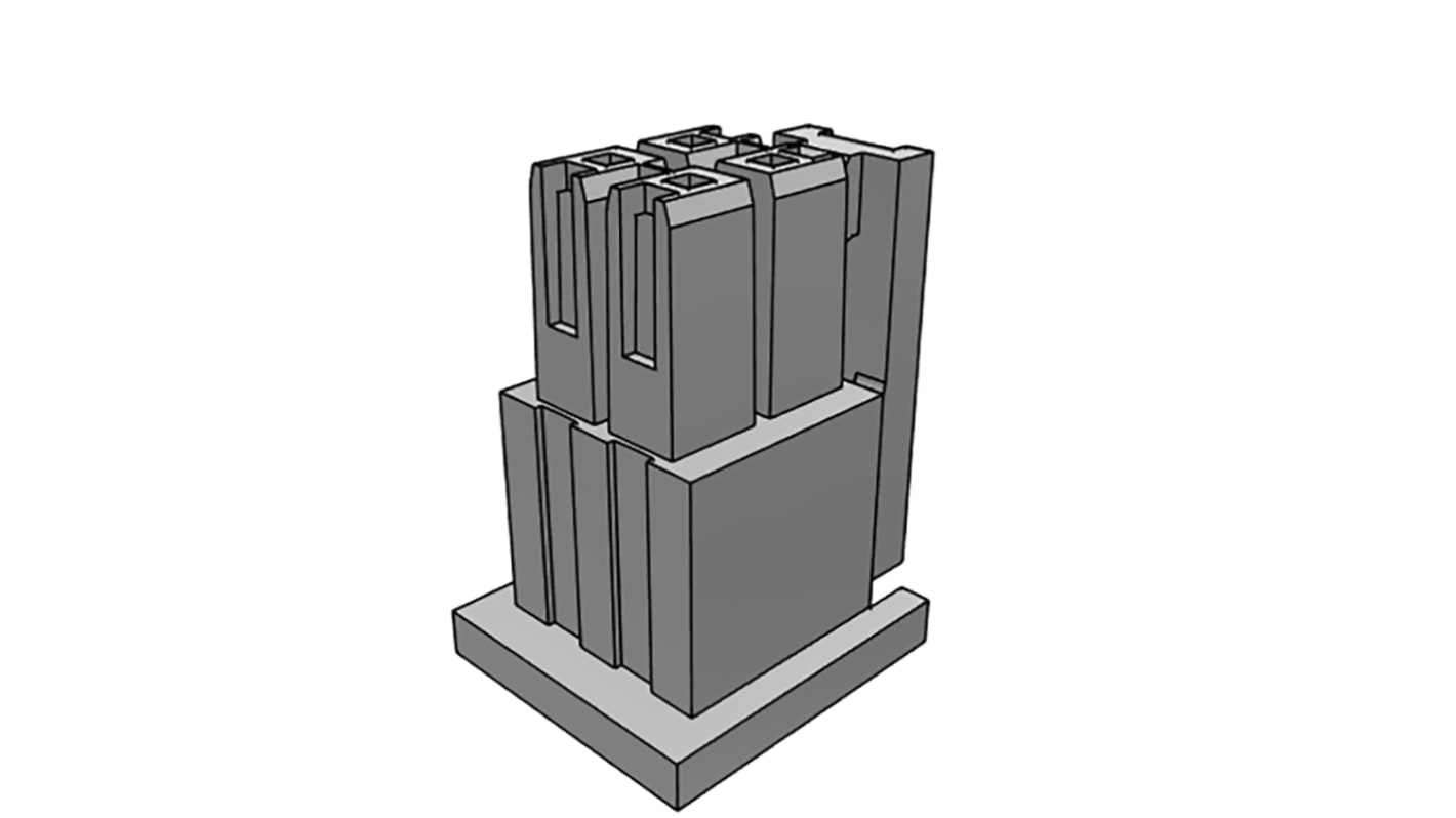 Carcasa de conector de crimpado Samtec Hembra IPD1-02-D-K, Serie IPD1, paso: 2.54mm, 4 contactos, 2 filas, Recta,