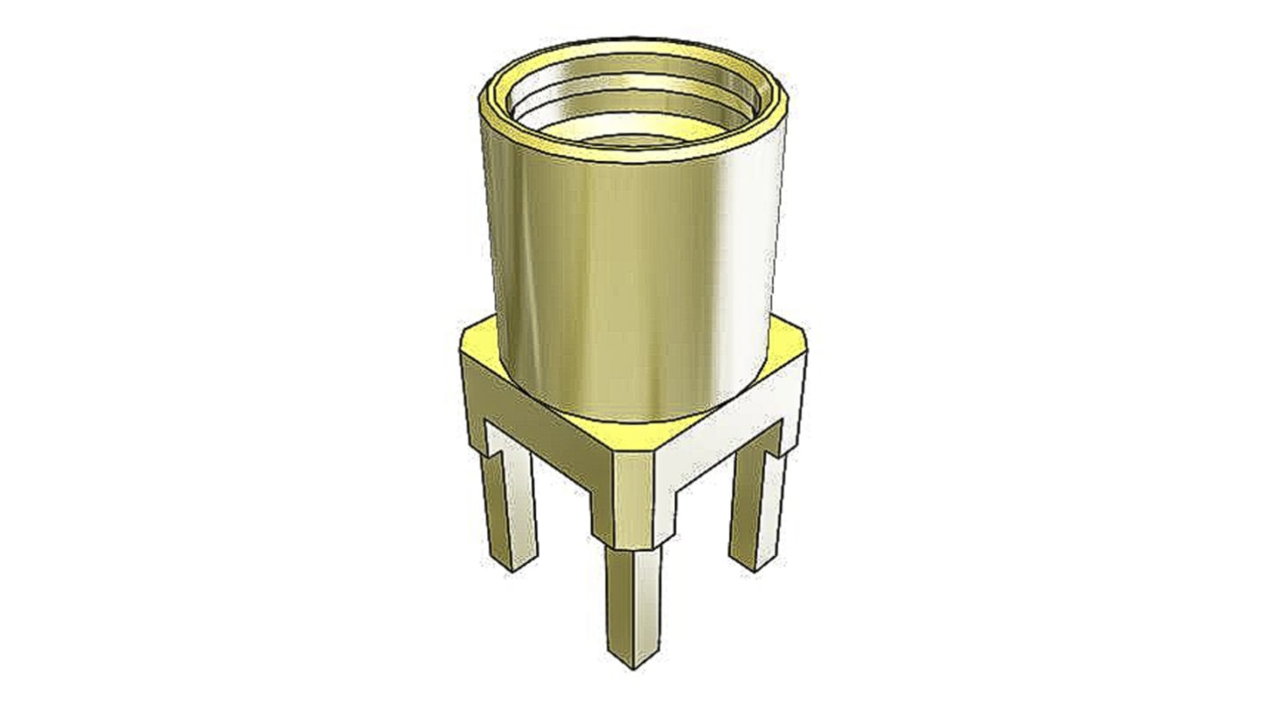 Connecteur MMCX Samtec Femelle à angle droit, raccordement A souder 50Ω Montage en surface