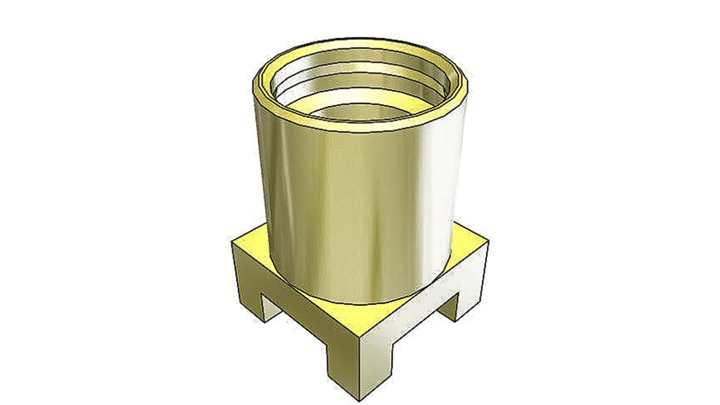 Connecteur MMCX Samtec Femelle Droit, raccordement A souder 50Ω Montage en surface