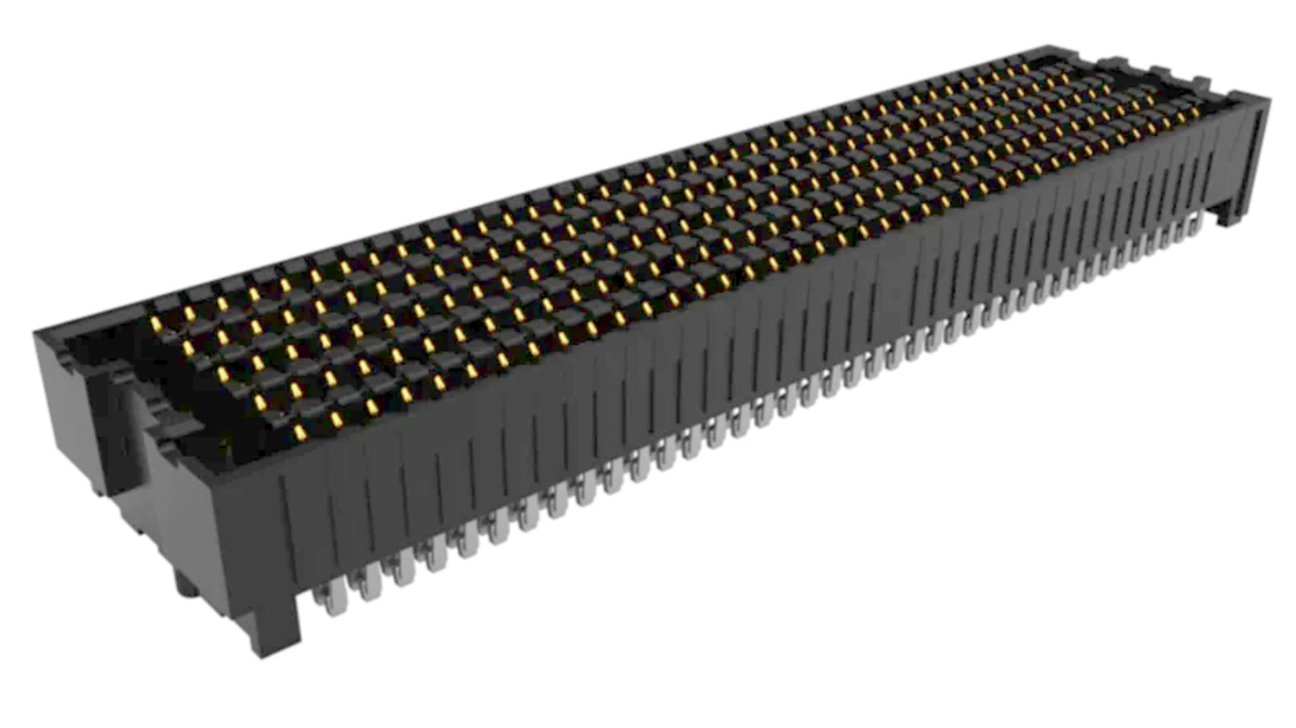 Conector hembra para PCB Samtec serie ASP, de 400 vías en 10 filas, paso 1.27mm, Montaje Superficial, para soldar