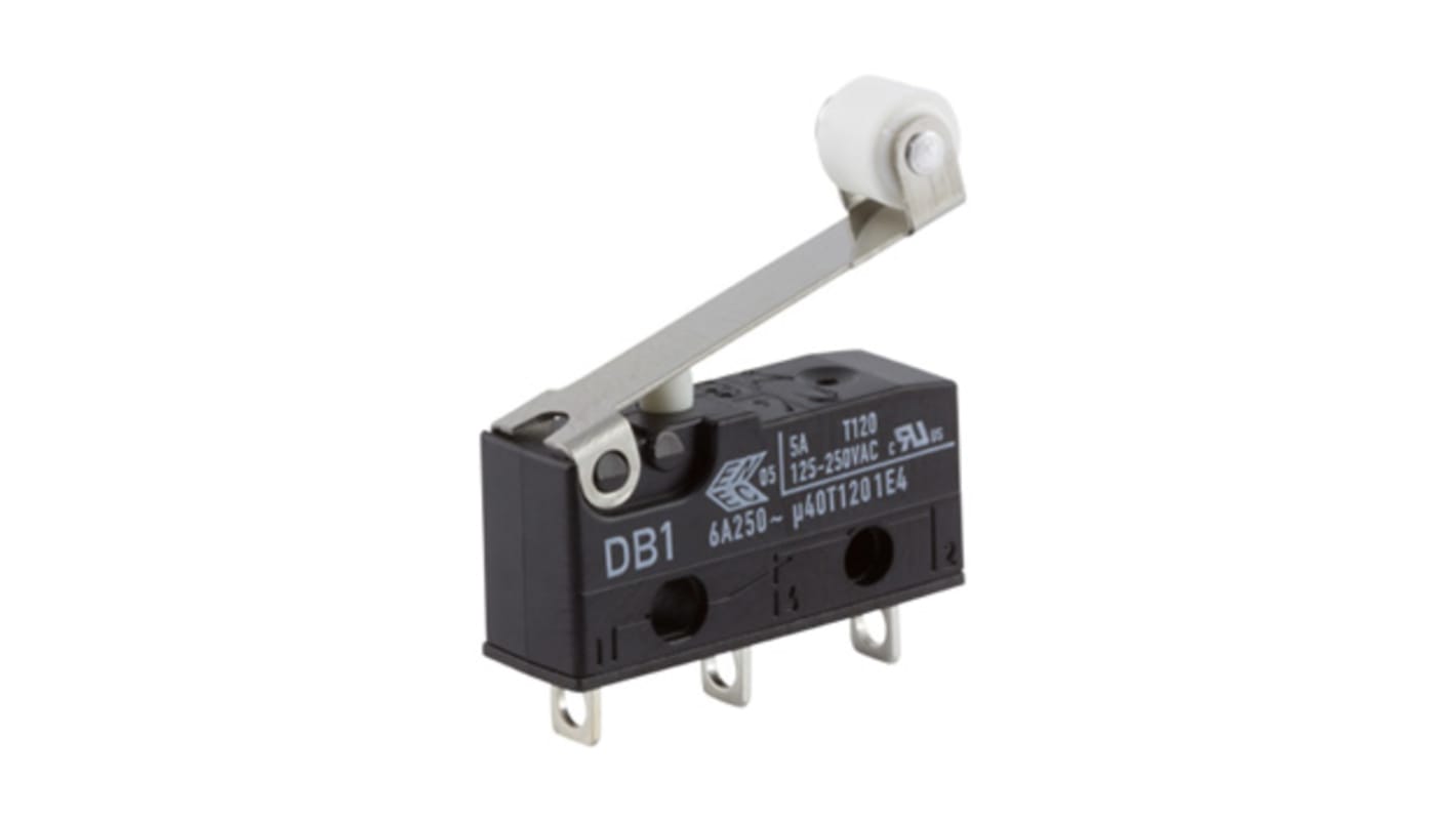 Microinterruttore, ZF, SPDT, 6 A a 250 V c.a., IP50, A saldare