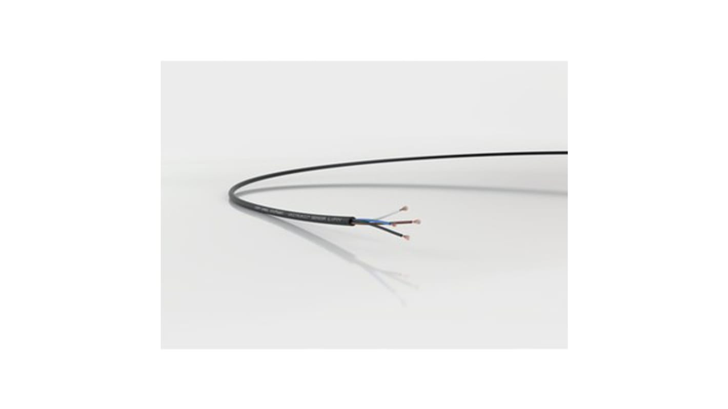 Lapp Data Cable, 0.34 mm², 5 Cores, 22 AWG, 100m, Black Sheath