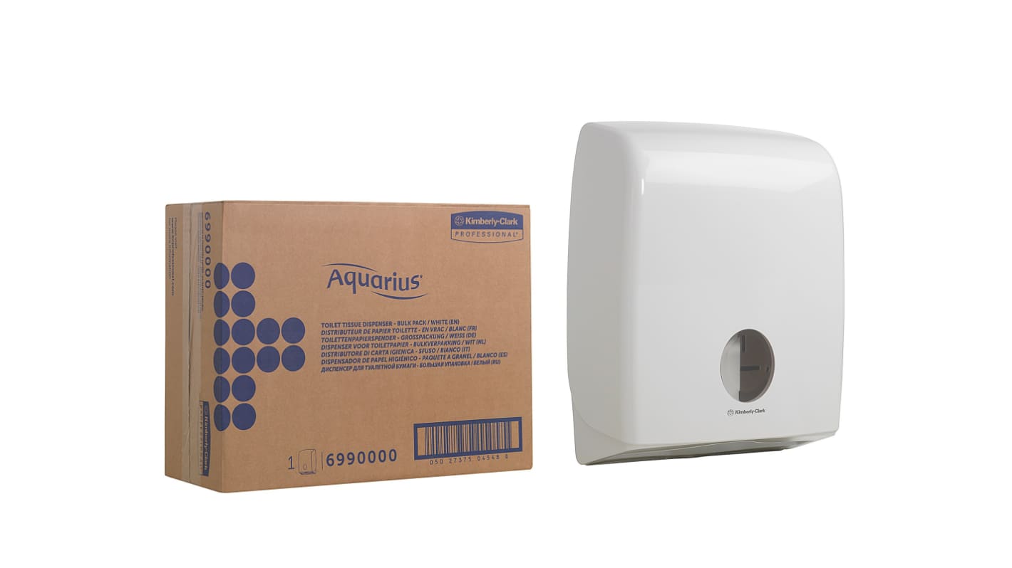 6990 Kimberly Clark White Toilet Paper Dispenser RS
