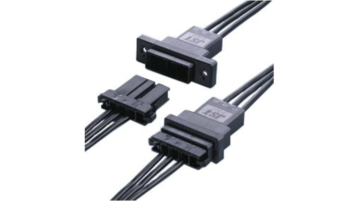 Boitier de connecteur Femelle, 4 contacts 1 rang , pas 5.08mm, Droit, Traversant, série F32