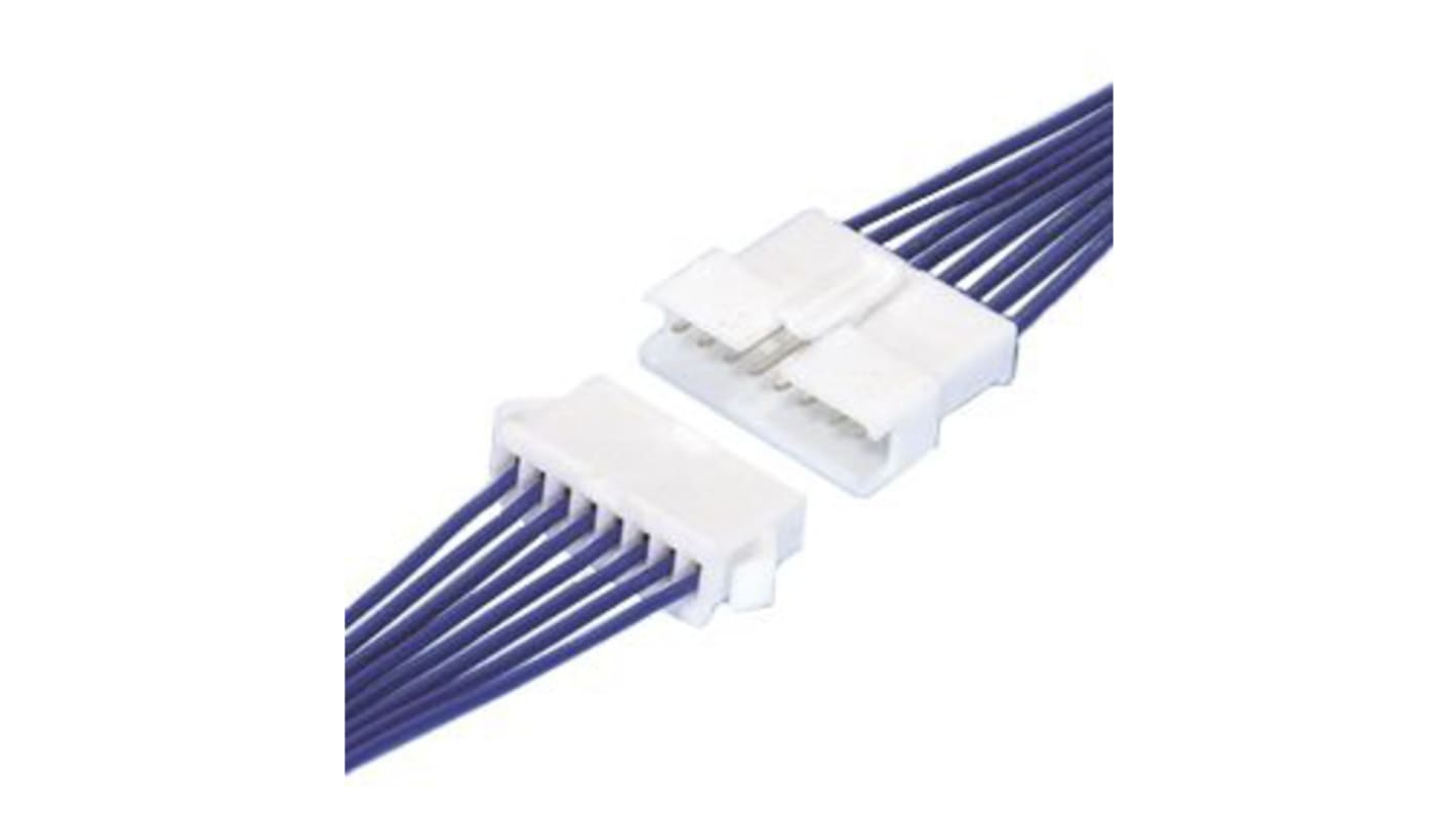 Boitier de connecteur Femelle, 8 contacts 1 rang , pas 2.5mm, Droit, Traversant, série SMP