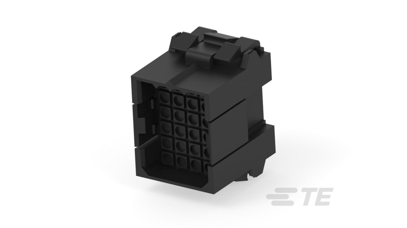 TE Connectivity Metrimate Steckverbindergehäuse Buchse 5mm, 24-polig / 4-reihig Gerade für Quadratraster-Stift- und