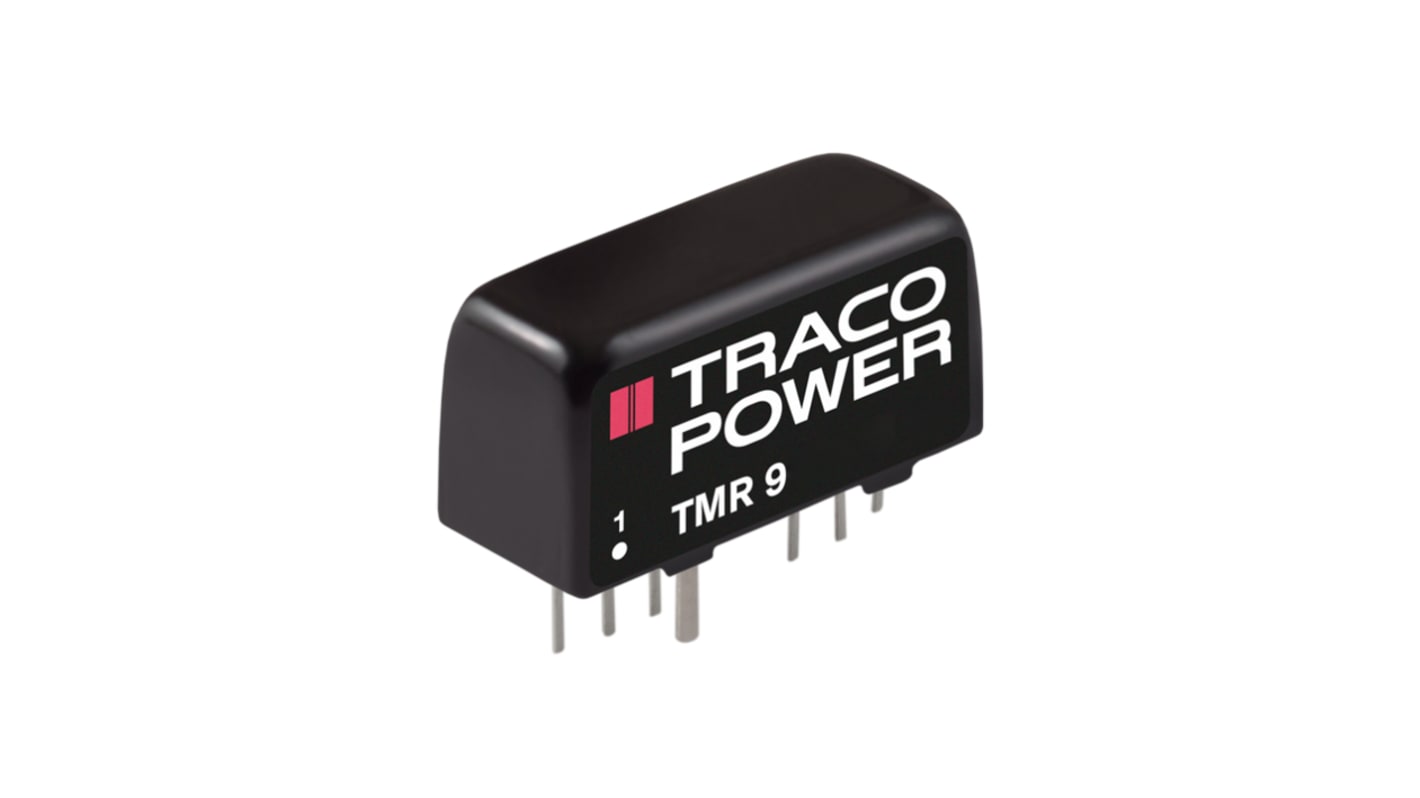 TRACOPOWER TMR 9 DC-DC Converter, 12V dc/ 750mA Output, 18 → 36 V dc Input, 9W, Through Hole, +85°C Max Temp